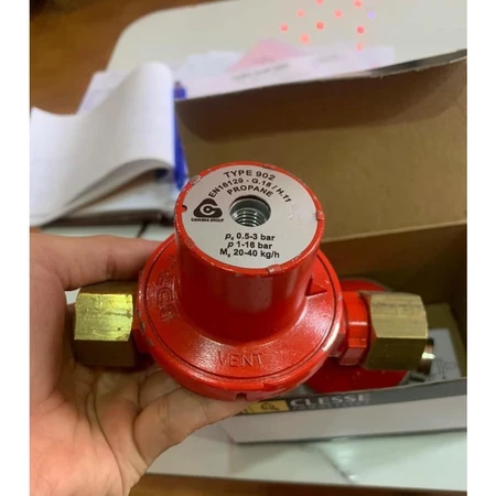 Van Điều Áp Gas Cấp 1 Và Van Điều Áp Cấp 2 Của Hệ Thống Cấp Gas Cho Lò Sấy, Lò Nướng Phụ Kiện Sơn Tĩnh Điện