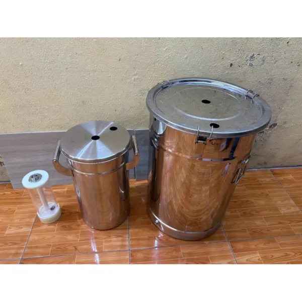 Thùng Chứa Bột Sơn 50Kg 12 Thùng Chứa Bột Sơn 50Kg Thùng Đựng Bột Sơn Tĩnh Điện Phụ Kiện Sơn Tĩnh Điện