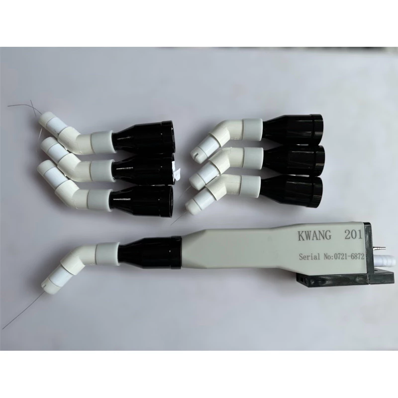 đầu kim điện cực góc nghiêng 45 độ, 90 độ cho súng phun sơn tĩnh điện